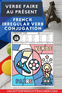 French verbs conjugation - Le verbe FAIRE au présent
